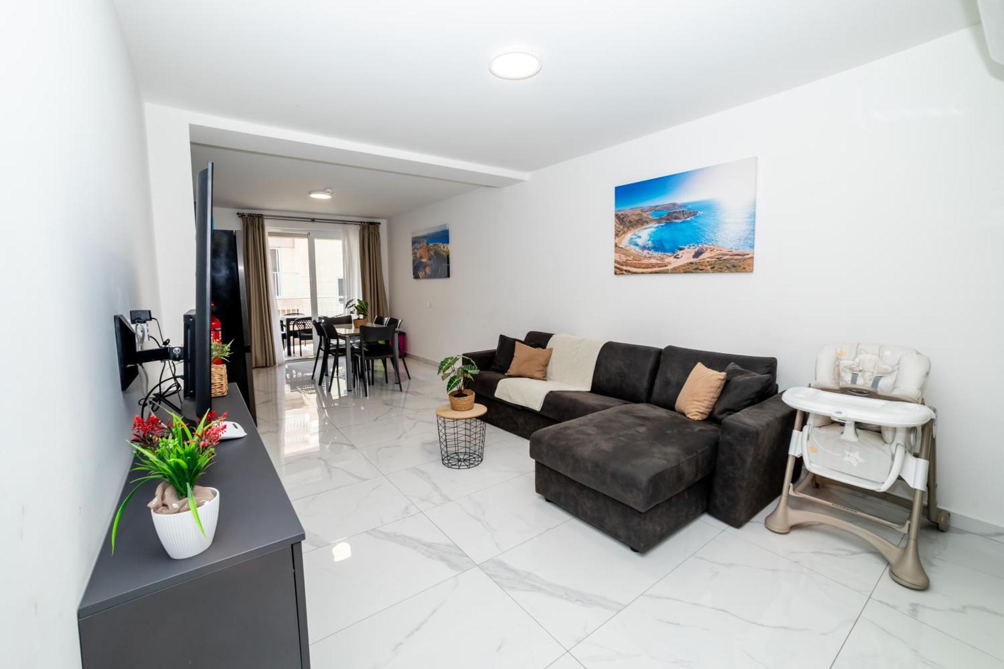 New 3 Bedroom Apartment A1 San Pawl il-Baħar Kültér fotó